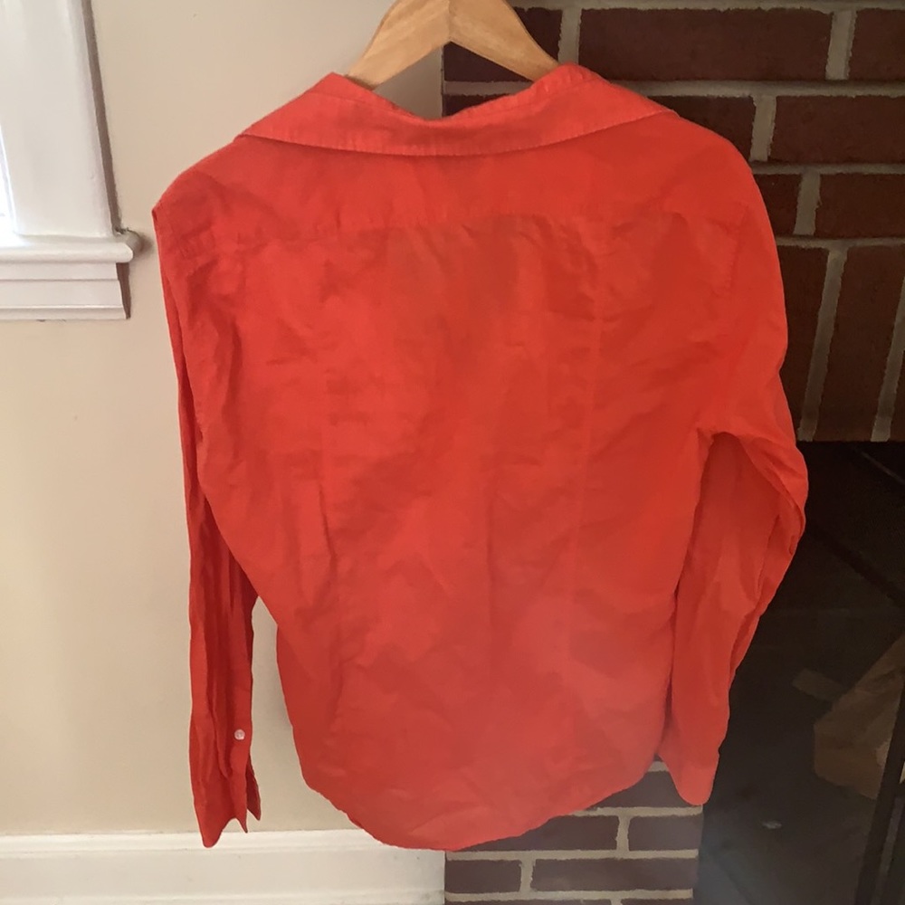 H&M Orange Button Up. - Picture 2 of 4